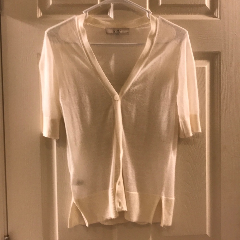 Cream loft cardigan